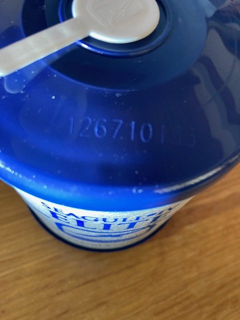 シーガルフォー　カートリッジにLOT番号が浮き出ている