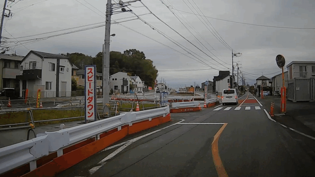 日野バイパス　新開通部分