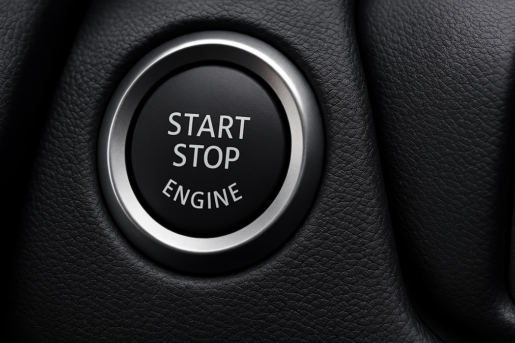 走行中にエンジンを切るにはスタートボタンを長押し