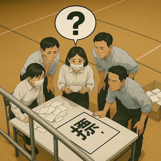 外国語の投票用紙をどう取り扱うか困る人々