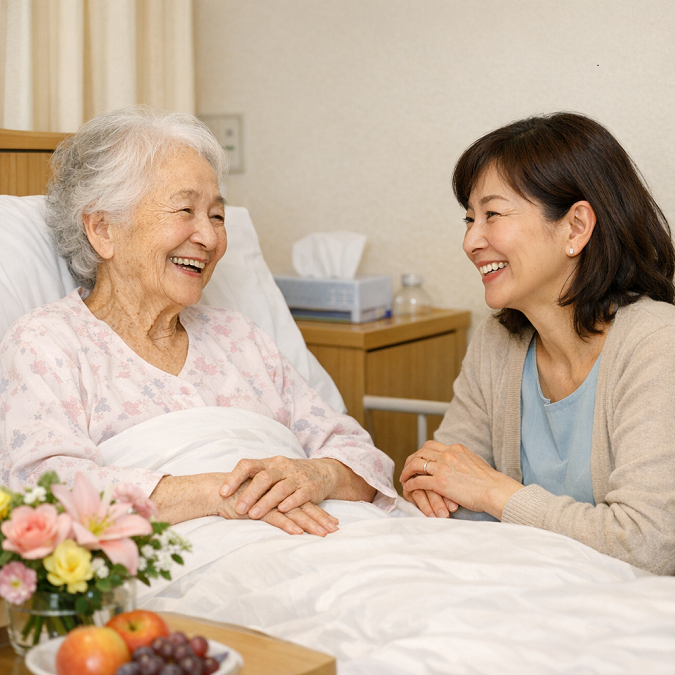 たまに遠くから訪ねて来た人に感謝する・・・毎日介護している人は感謝されない?