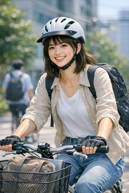 通勤通学ヘルメット